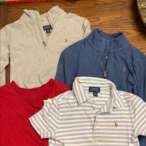 BUNDLE. All 4t. Ralph Lauren Kids Polos and Tops - Assorted Colors